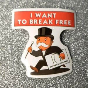 10/$10 Monopoly WATERPOOF Sticker